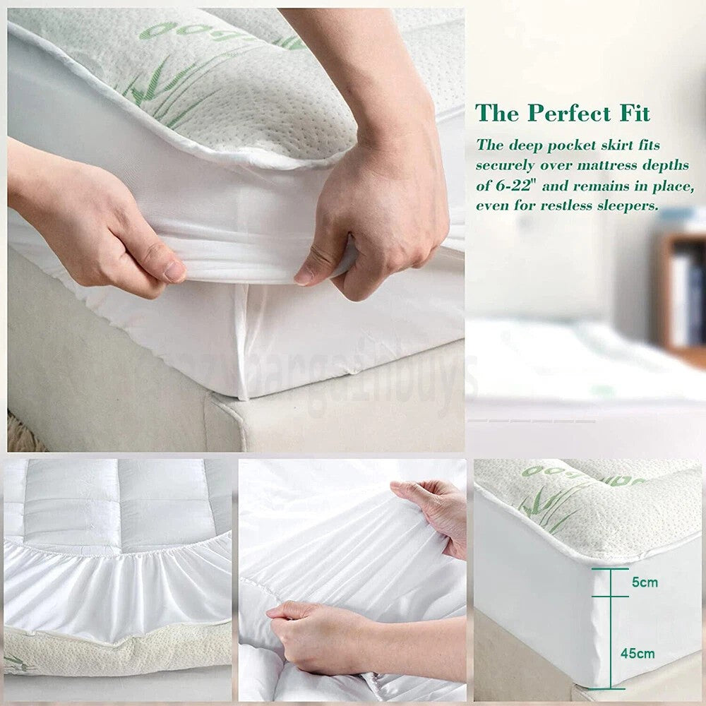 Premium Bamboo Mattress Topper